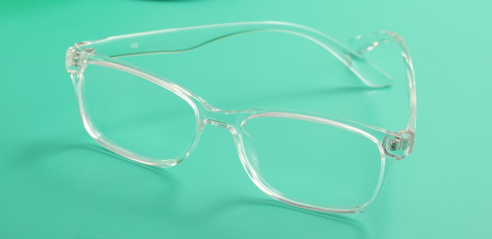 Osmond Rectangle Prescription Glasses - Clear