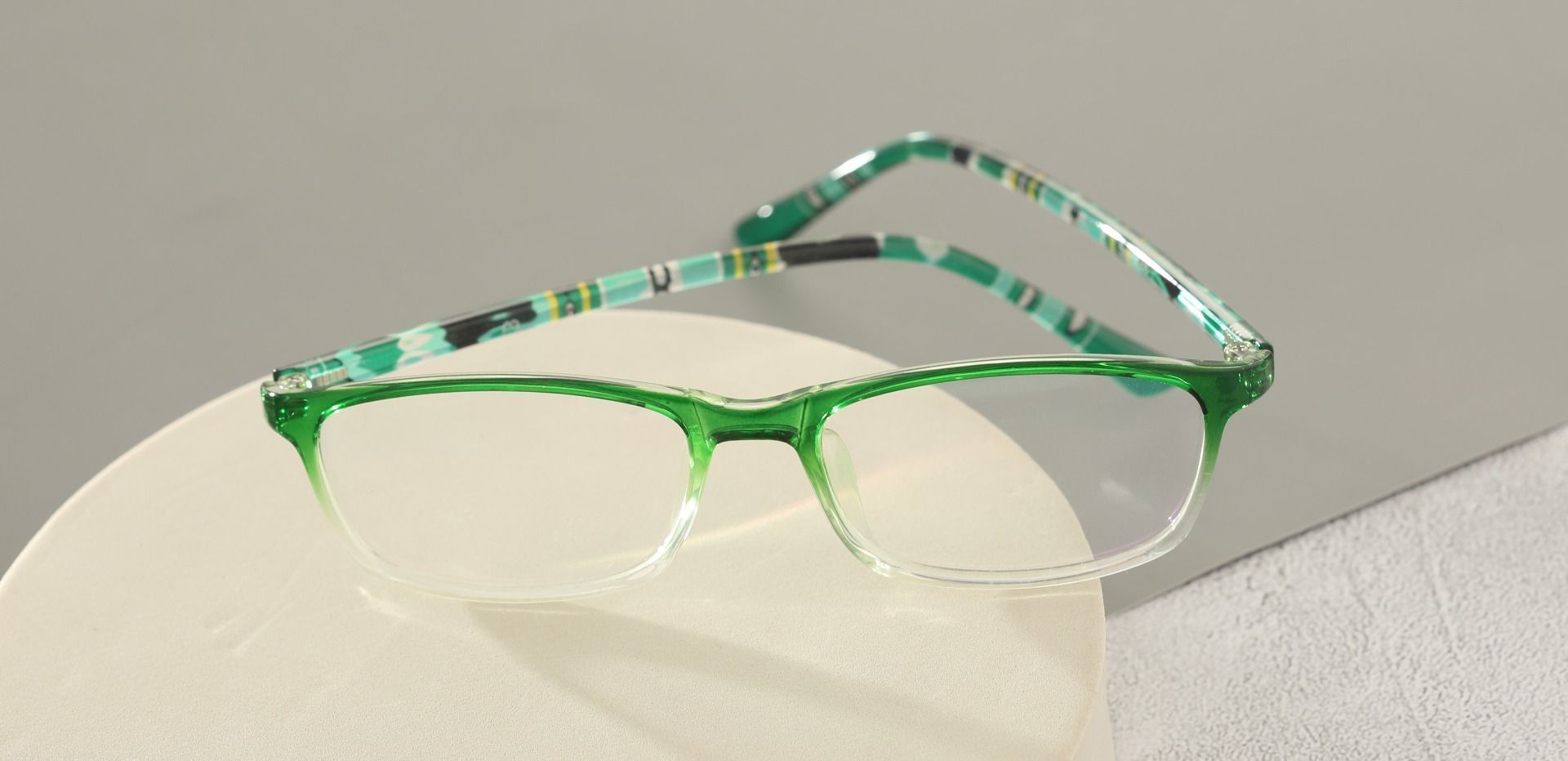 1pc Women's Retro Tr90 Non-prescription Glasses, Geometric