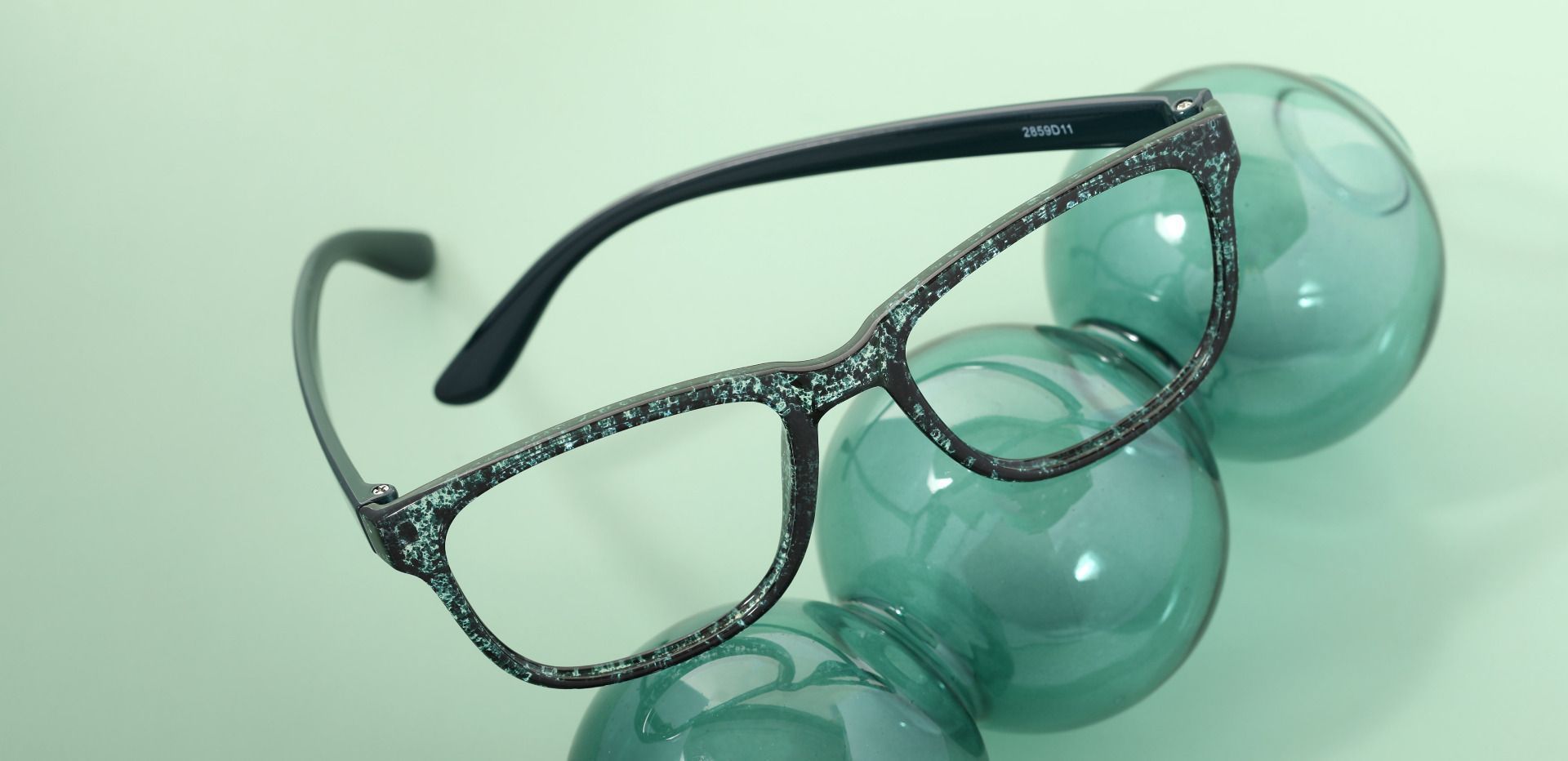 Selby Square Prescription Glasses - Green