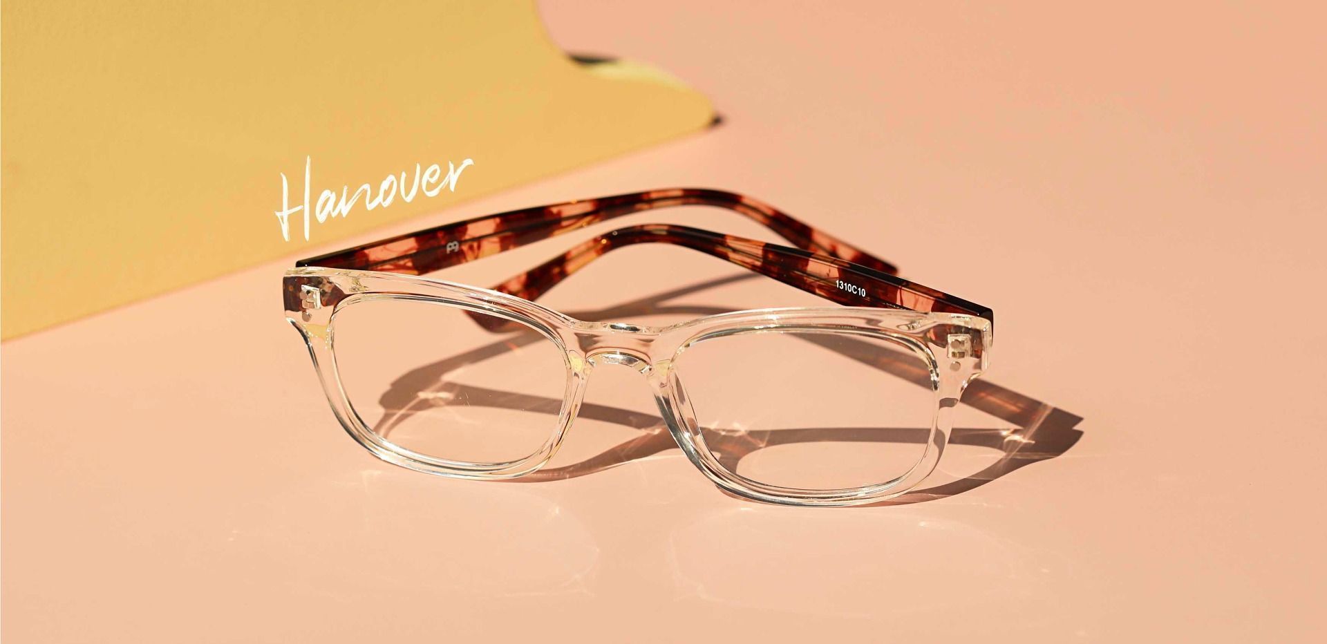 Hanover Rectangle Prescription Glasses - Clear