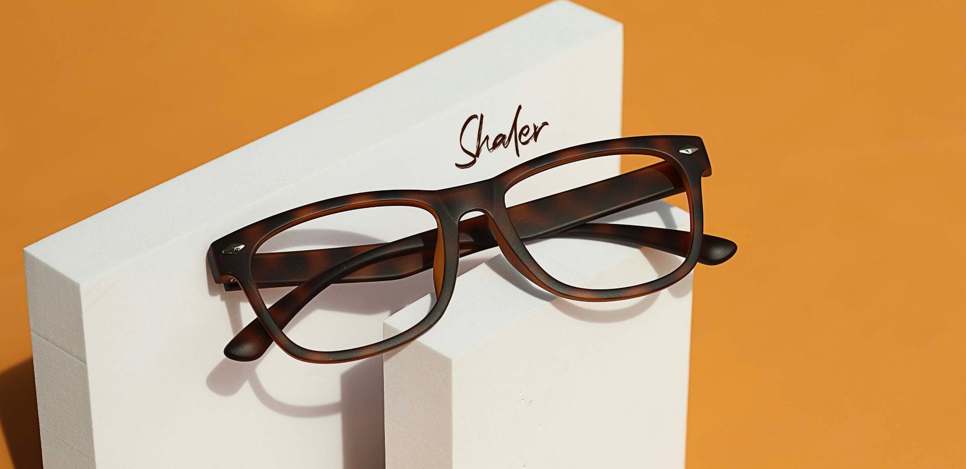 Shaler Square Eyeglasses Frame - Tortoise