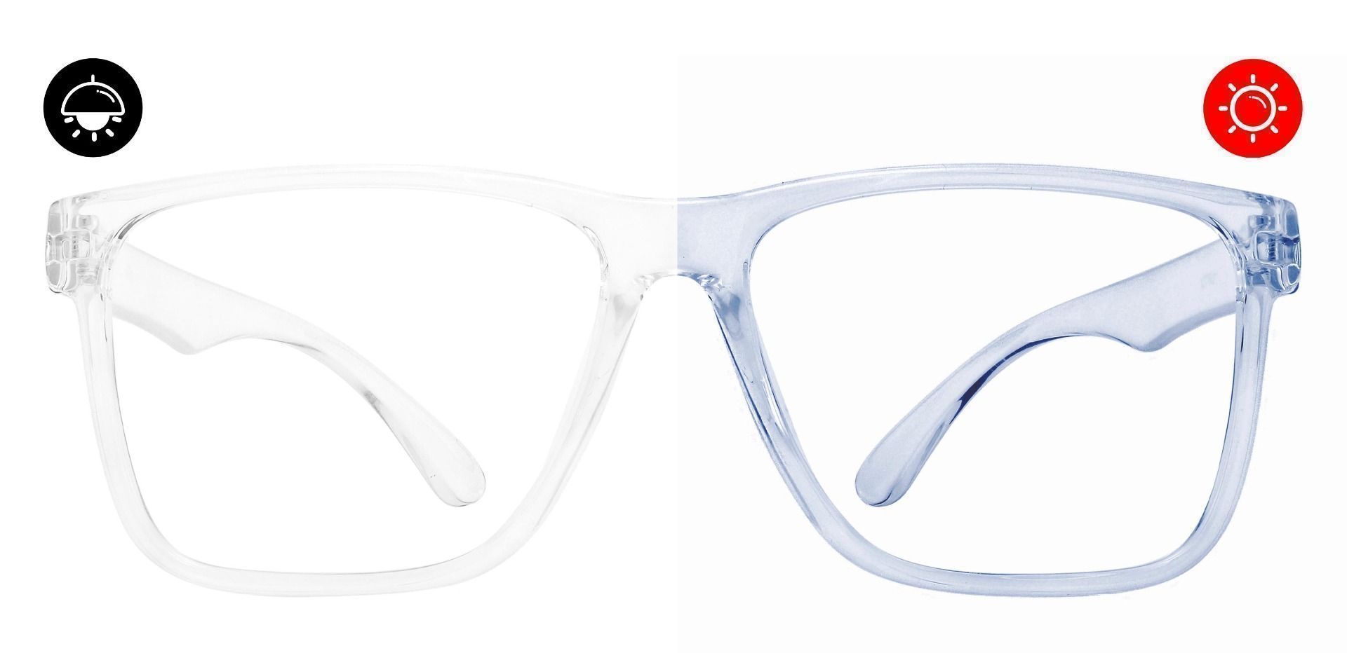 Cranston Square Prescription Glasses - Blue