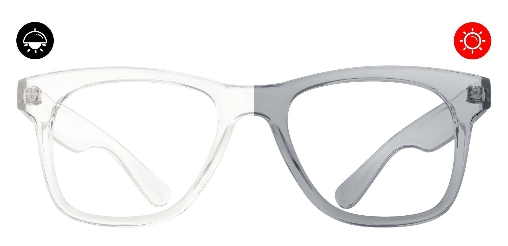 Belton Square Prescription Glasses - Gray