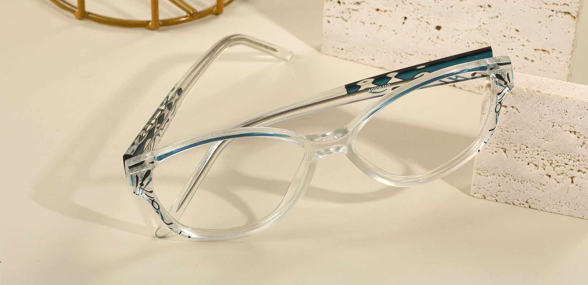Price Oval Prescription Glasses - Blue | Women's Eyeglasses | Payne Glasses