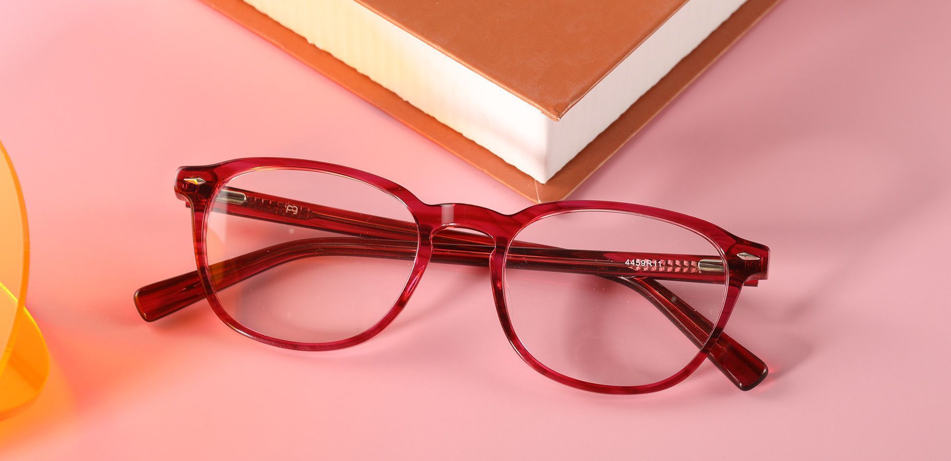 Marilla Oval Prescription Glasses - Red