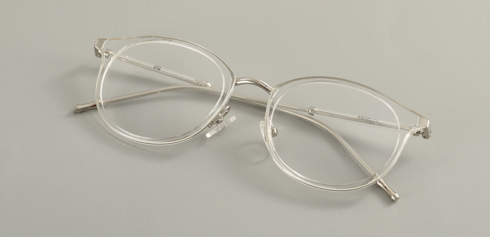 Ellsinore Oval Prescription Glasses - Clear