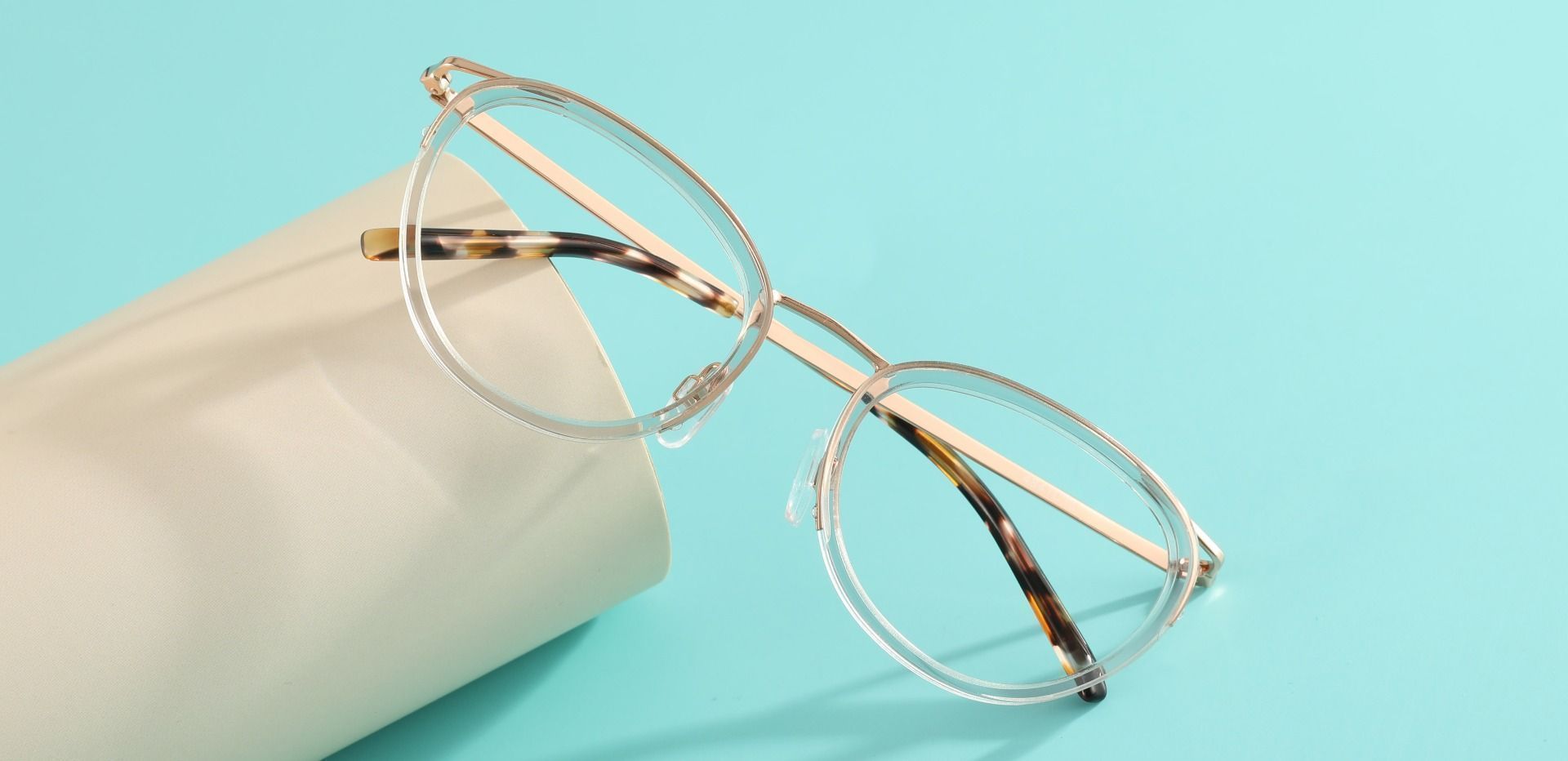Molina Oval Prescription Glasses - Clear