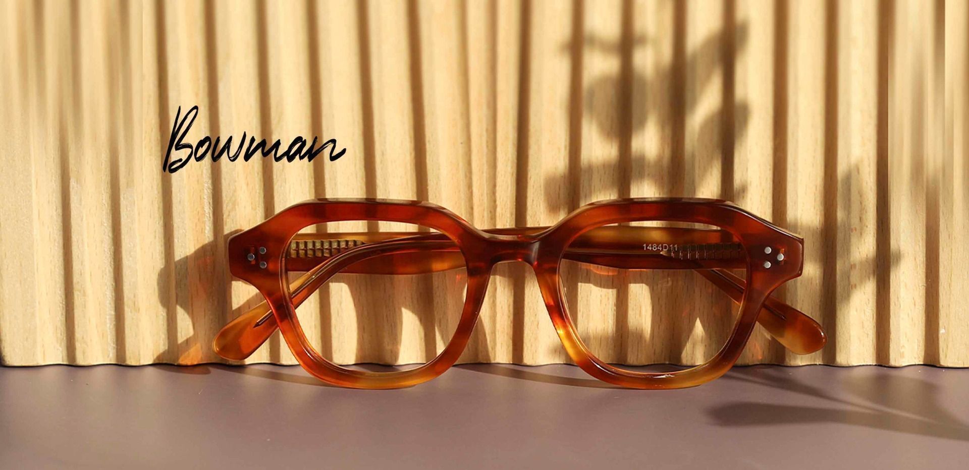 Bowman Square Prescription Glasses - Brown