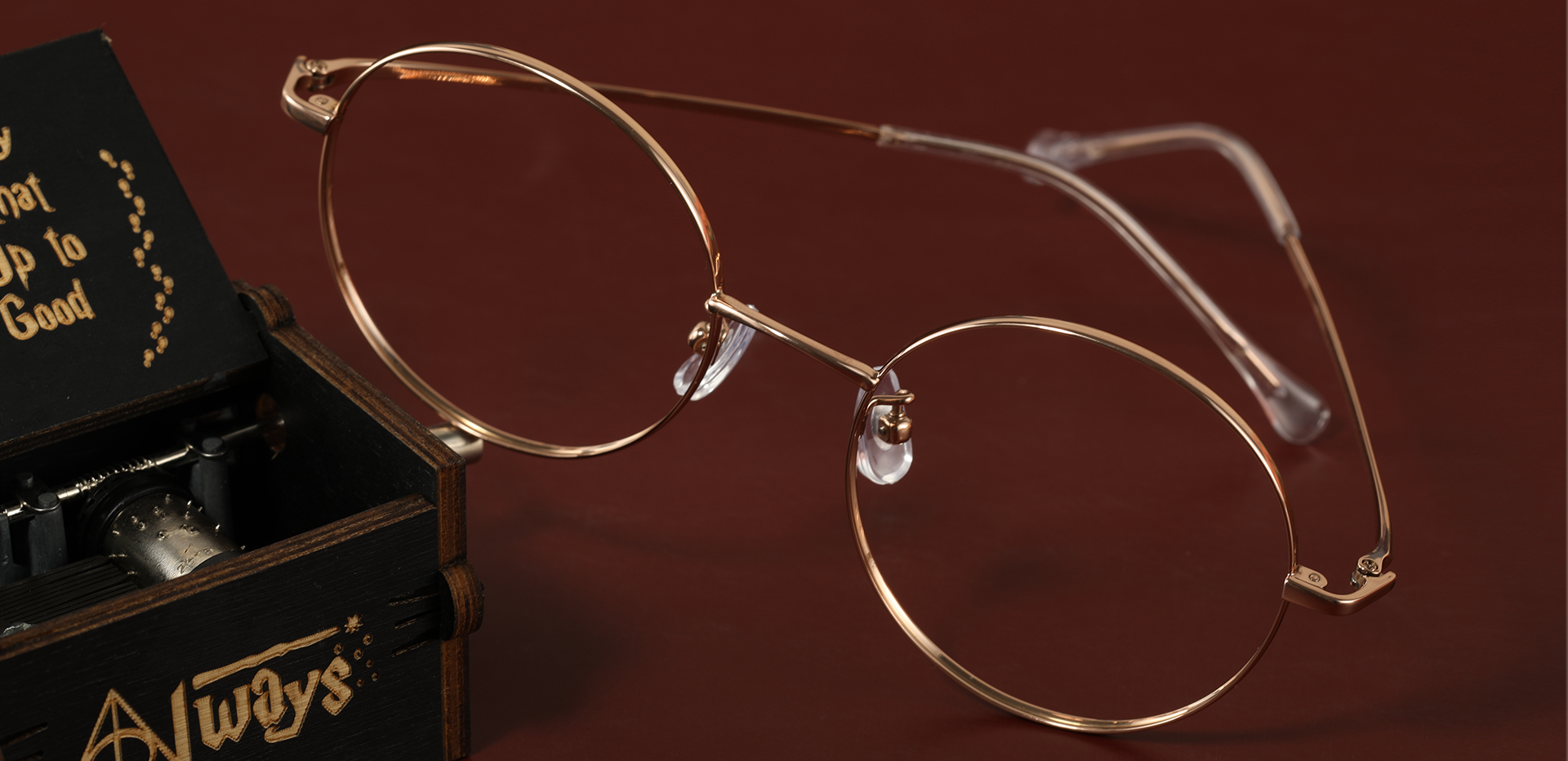 Altoona Round Prescription Glasses - Gold
