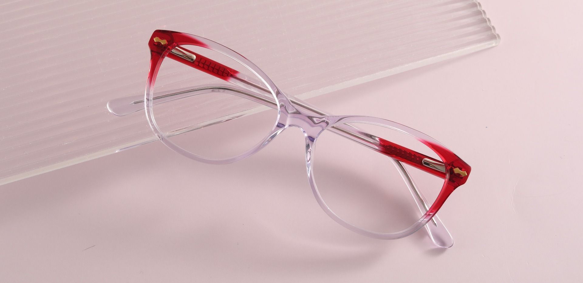Lacie Cat Eye Prescription Glasses - Pink