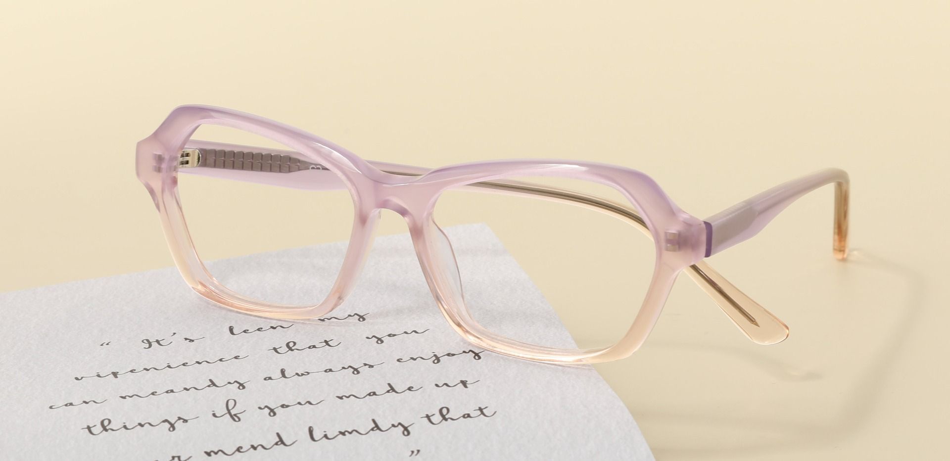 Keota Cat Eye Lined Bifocal Glasses - Purple