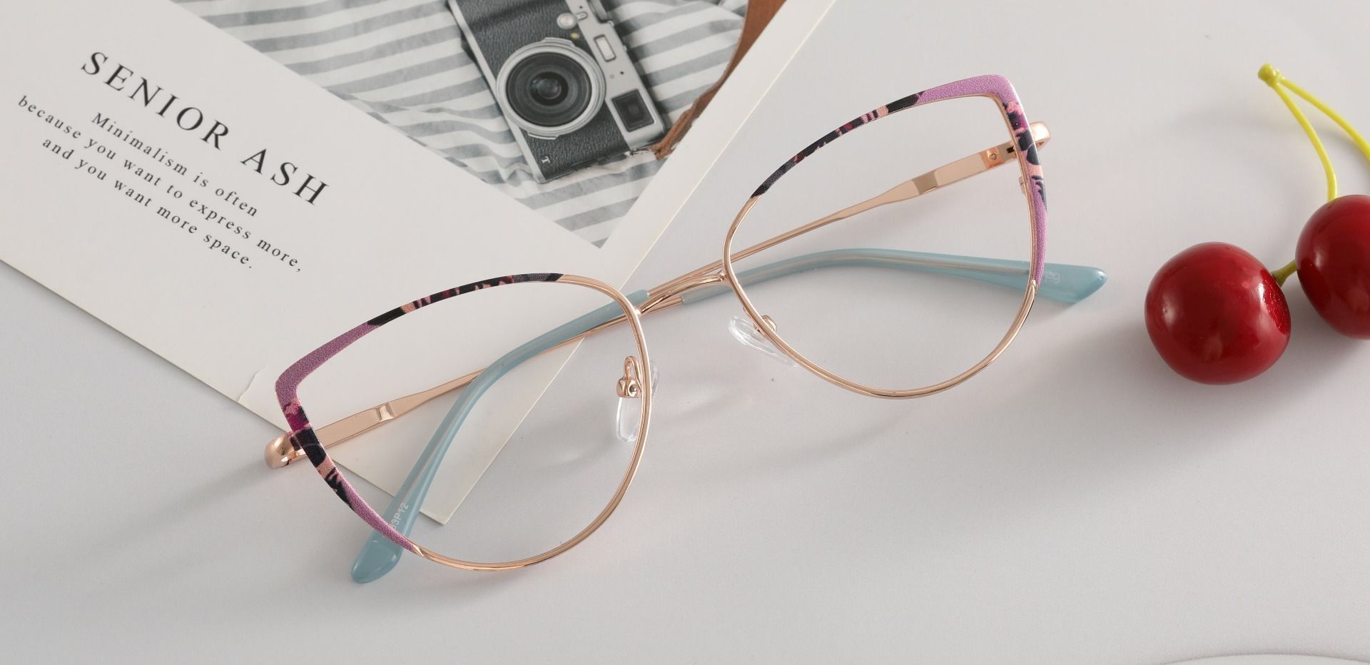 Susanne Cat Eye Prescription Glasses - Purple