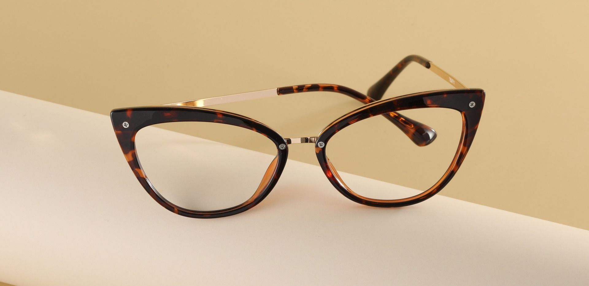 Glenda Cat Eye Prescription Glasses - Tortoise