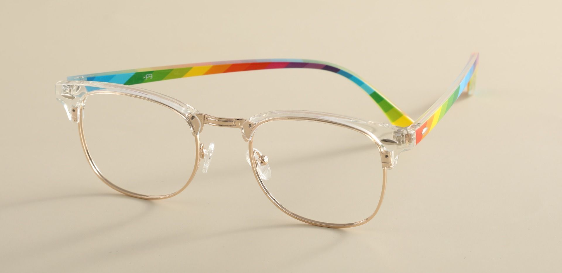 Hartley Browline Prescription Glasses - Clear