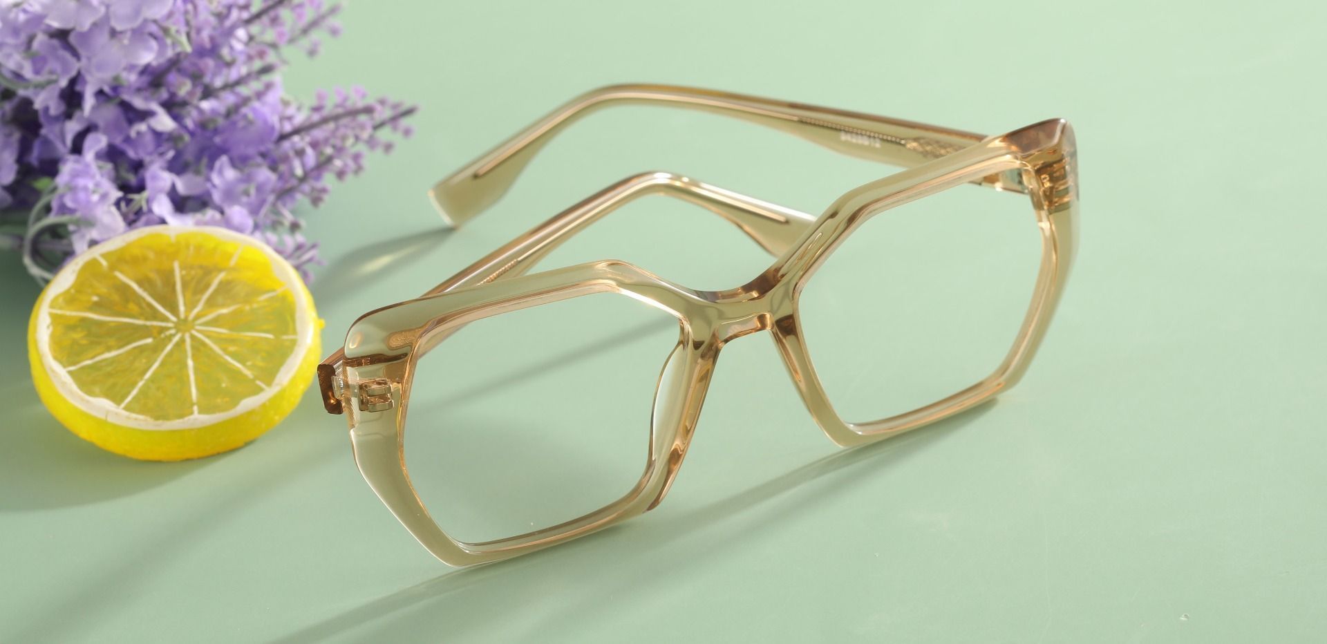 Hardy Geometric Prescription Glasses - Brown