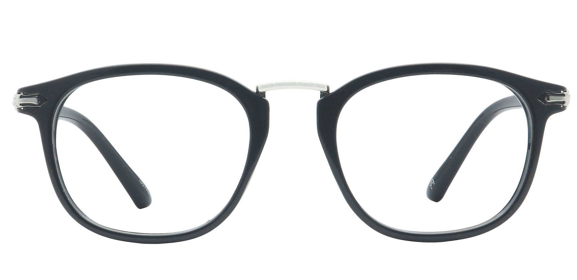 Aurora Square Eyeglasses Frame - Black