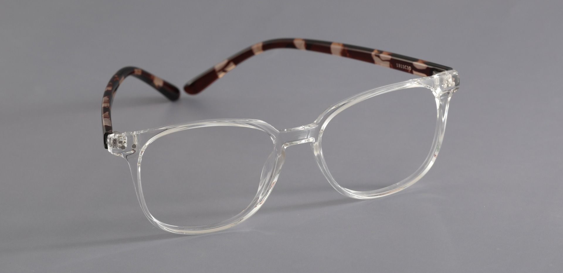 Ravine Square Prescription Glasses - Clear