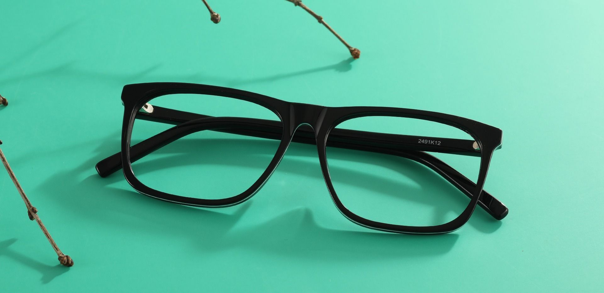Steinbeck Rectangle Prescription Glasses Black Women's Eyeglasses