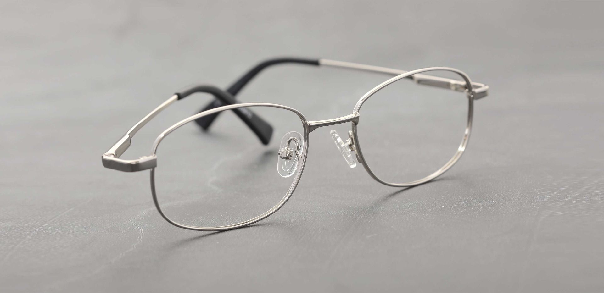Stanza Rectangle Prescription Glasses - Silver