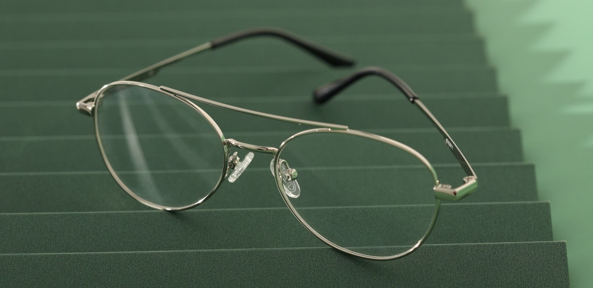 Hinton Aviator Prescription Glasses - Silver