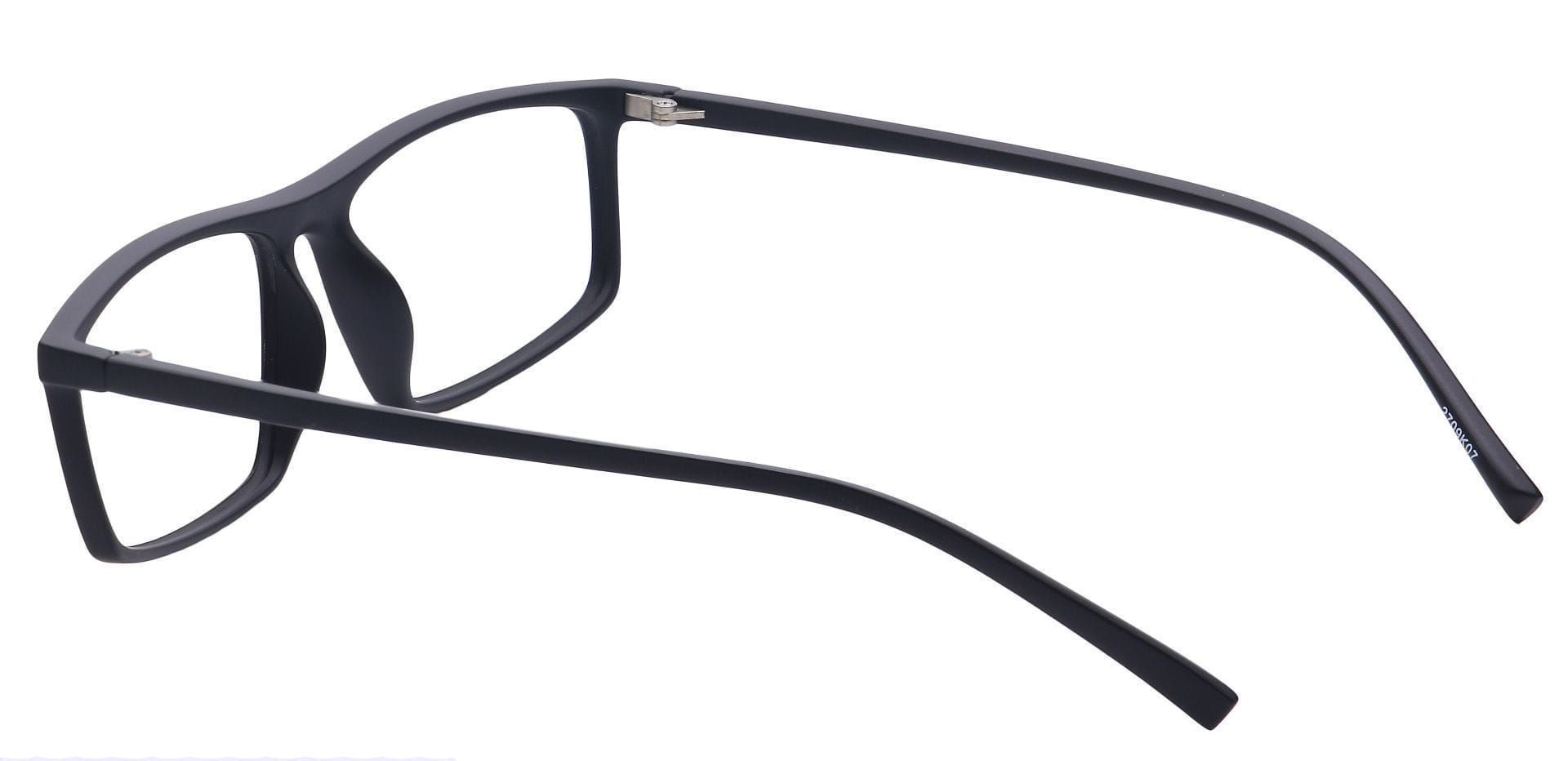 Deft Rectangle Non-Rx Glasses - Black