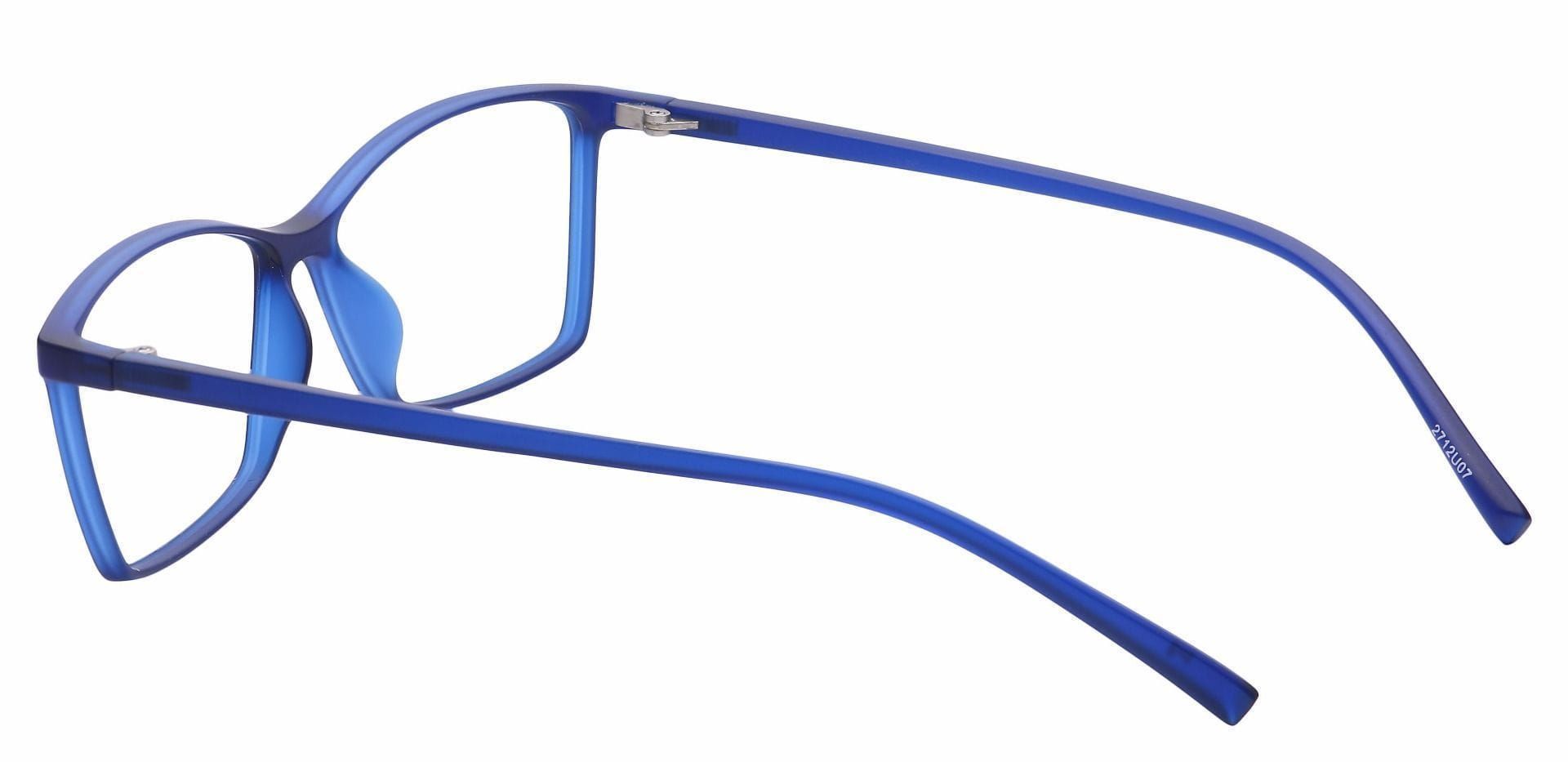Align Rectangle Lined Bifocal Glasses - Blue