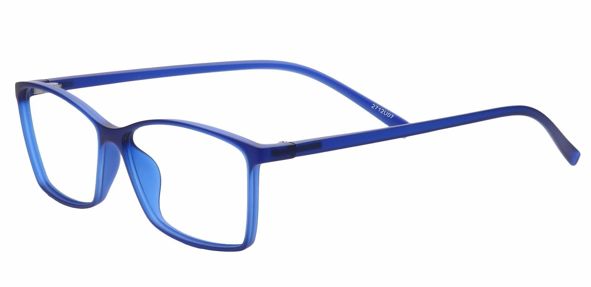 Align Rectangle Lined Bifocal Glasses - Blue