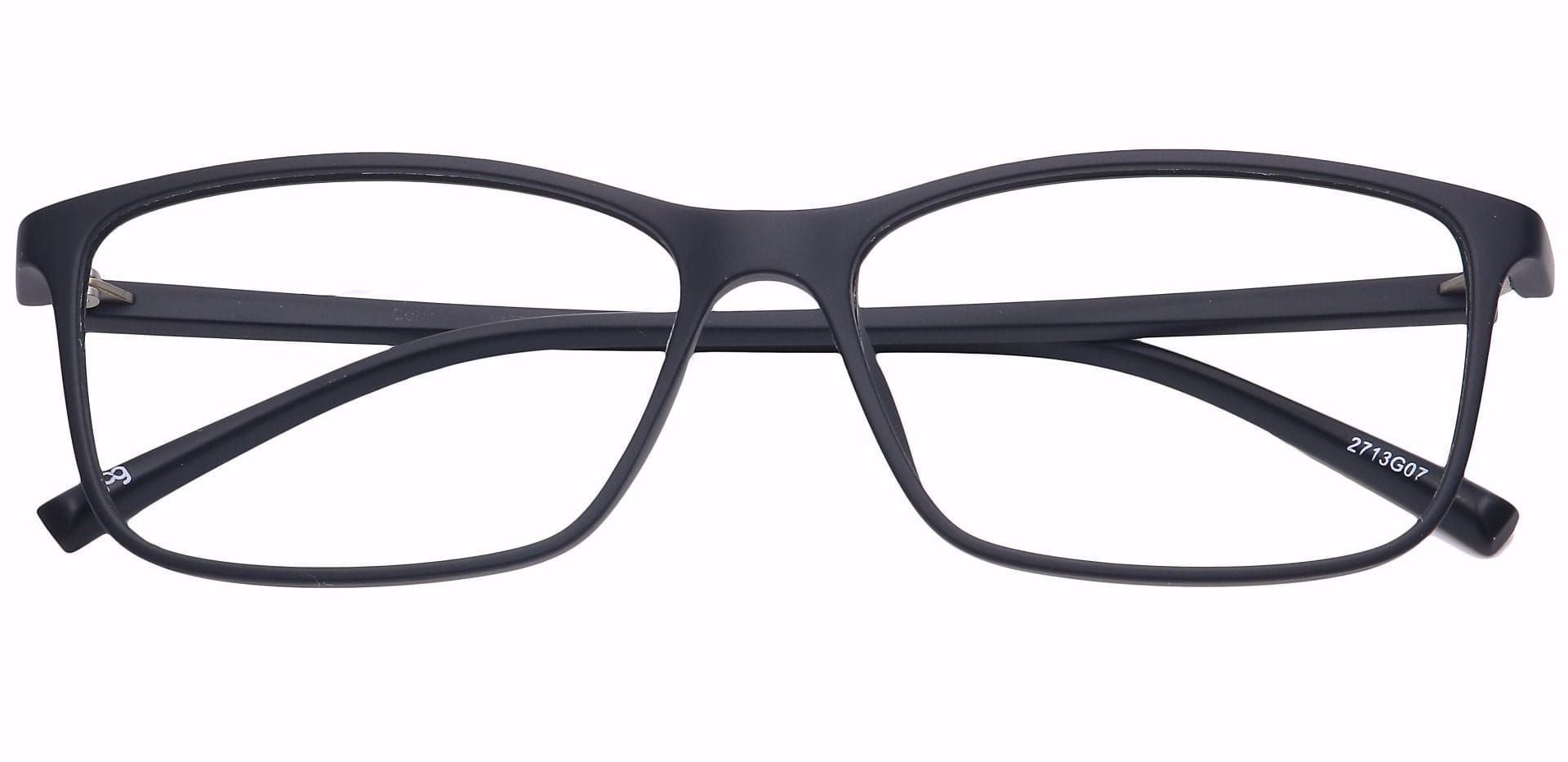 Pure Rectangle Non-Rx Glasses - Black