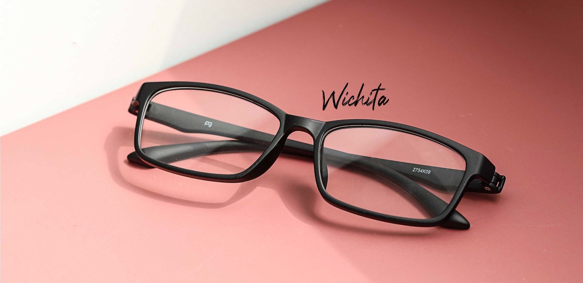 Wichita Rectangle Non-Rx Glasses -  Matte Black   