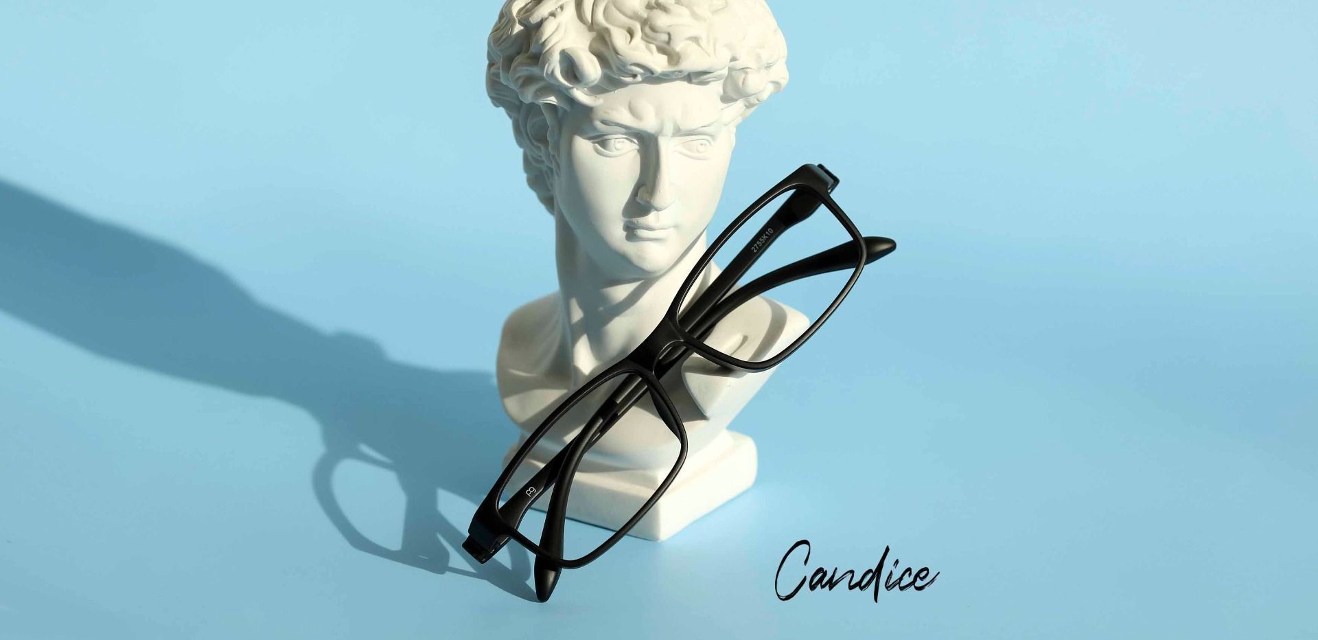 Candice Rectangle Prescription Glasses - Black