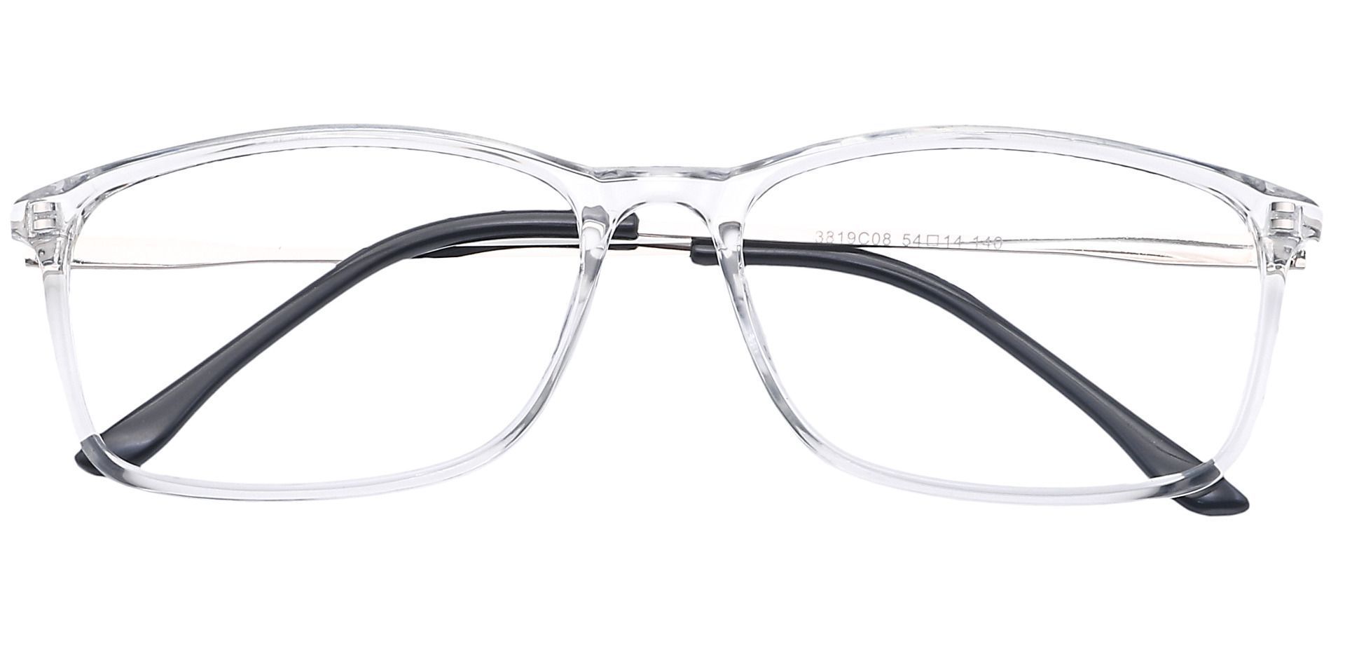 Benson Rectangle Reading Glasses - Clear