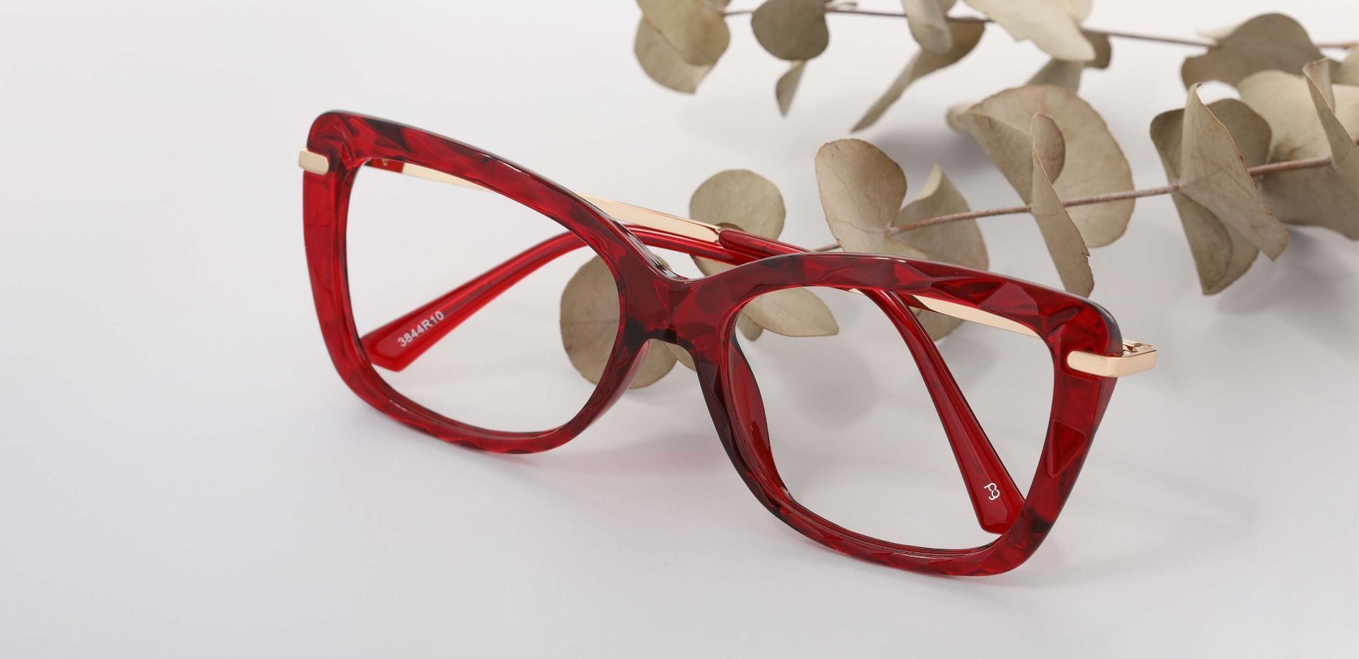 Shoshanna Rectangle Progressive Glasses - Red