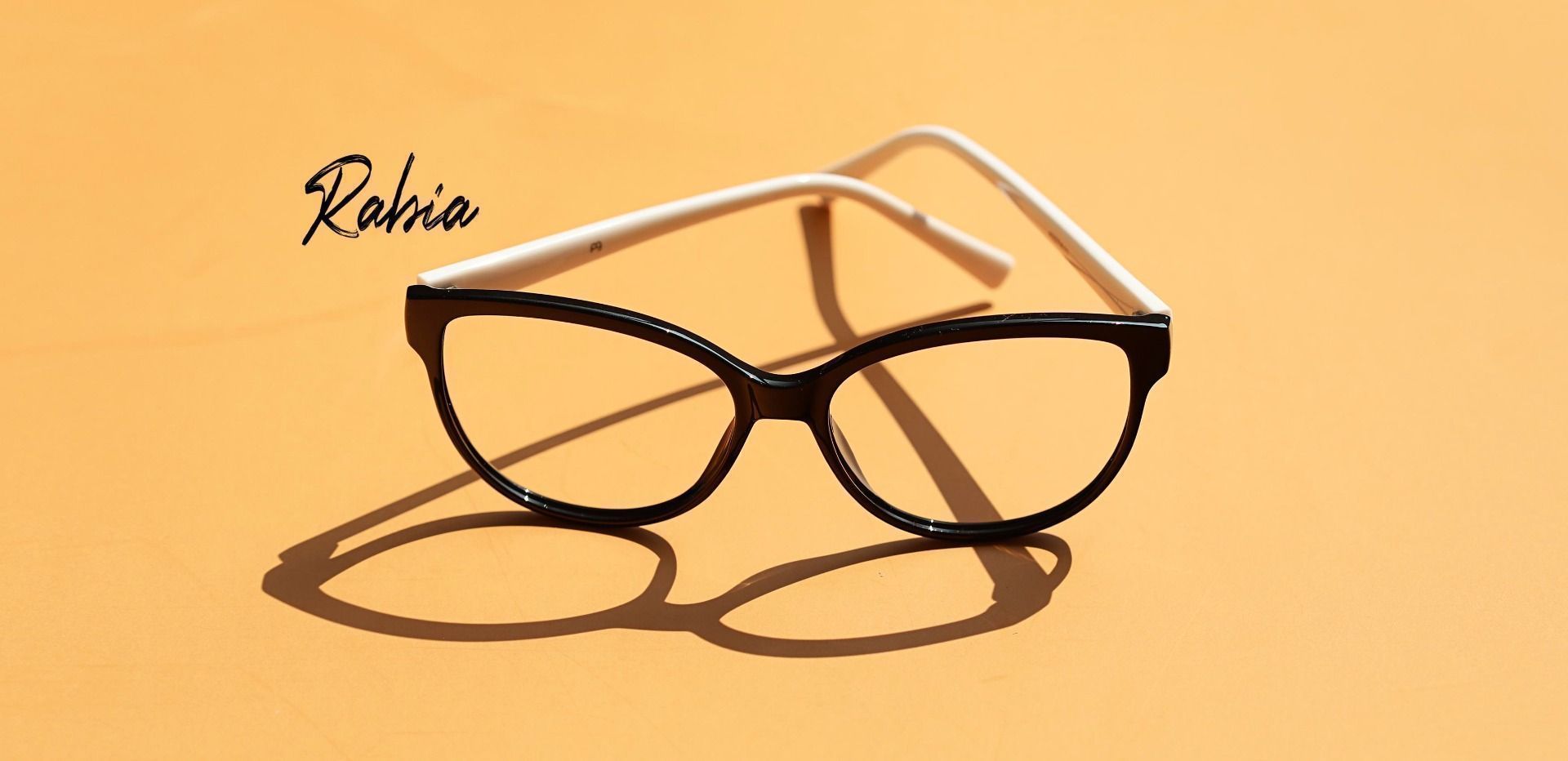 Rabia Oval Lined Bifocal Glasses - Black