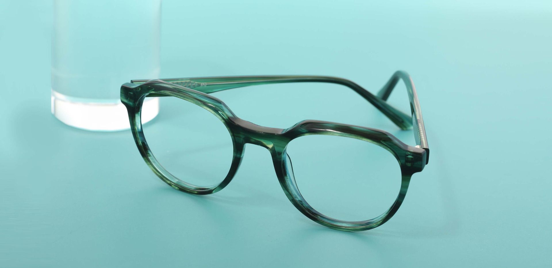 Alfalfa Oval Lined Bifocal Glasses - Green