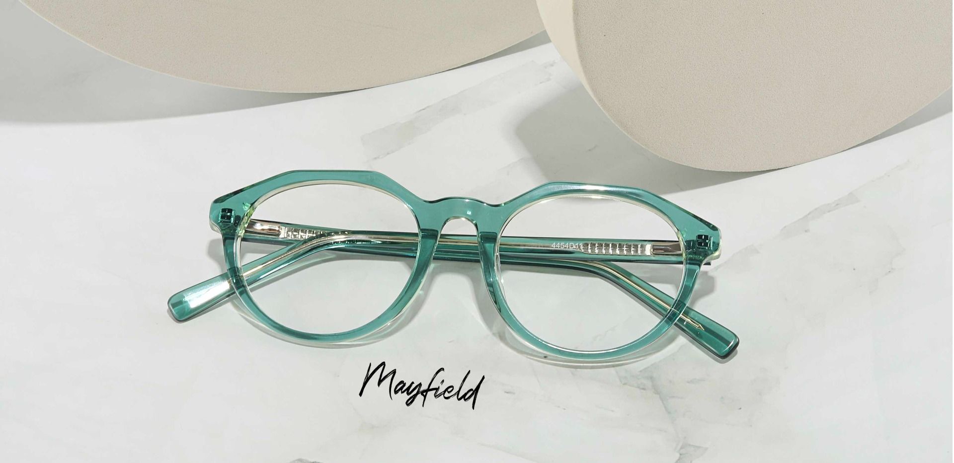 Mayfield Oval Prescription Glasses - Green