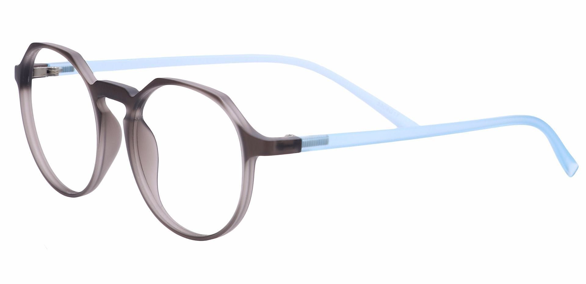 Dash Oval Progressive Glasses - Gray