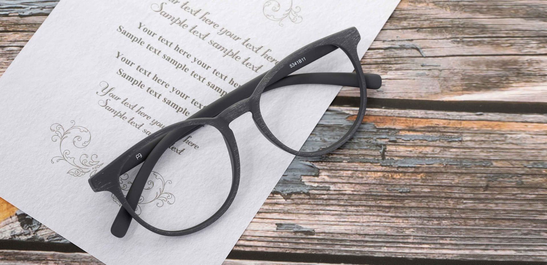 Corbett Oval Prescription Glasses - Gray