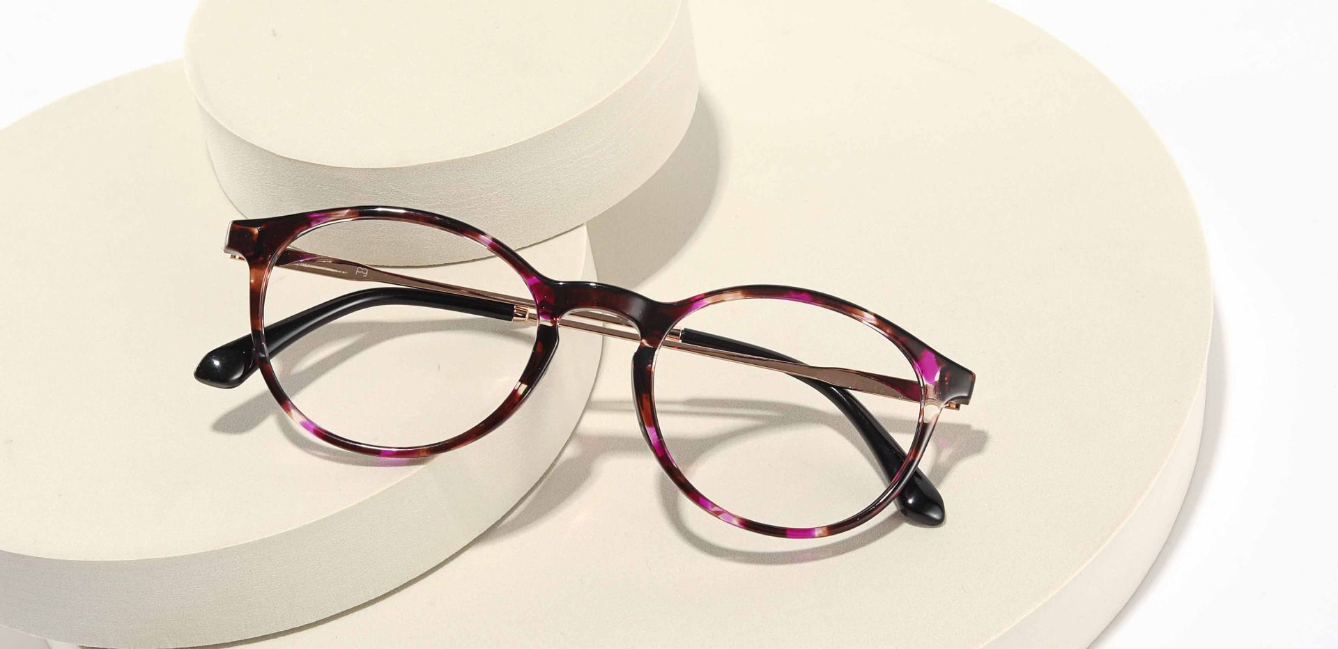 Solen Oval Reading Glasses - Purple