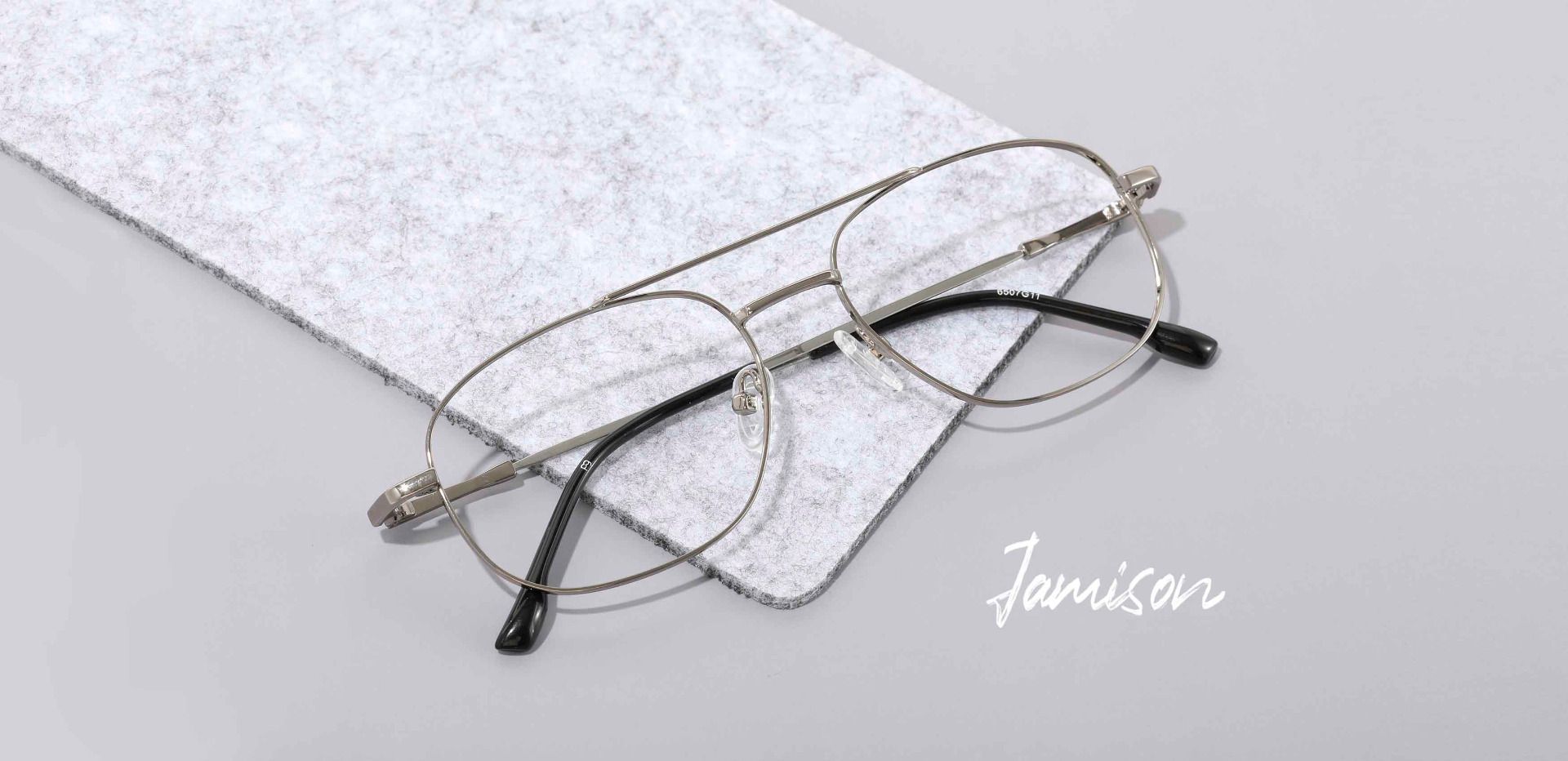 Jamison Aviator Prescription Glasses - Gray