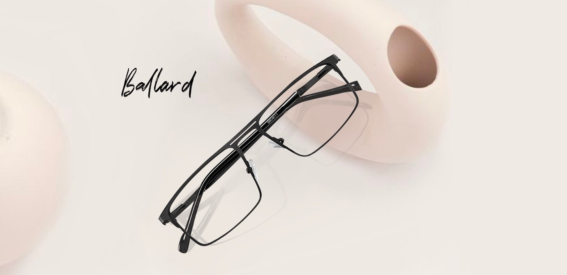 Ballard Aviator Non-Rx Glasses - Black