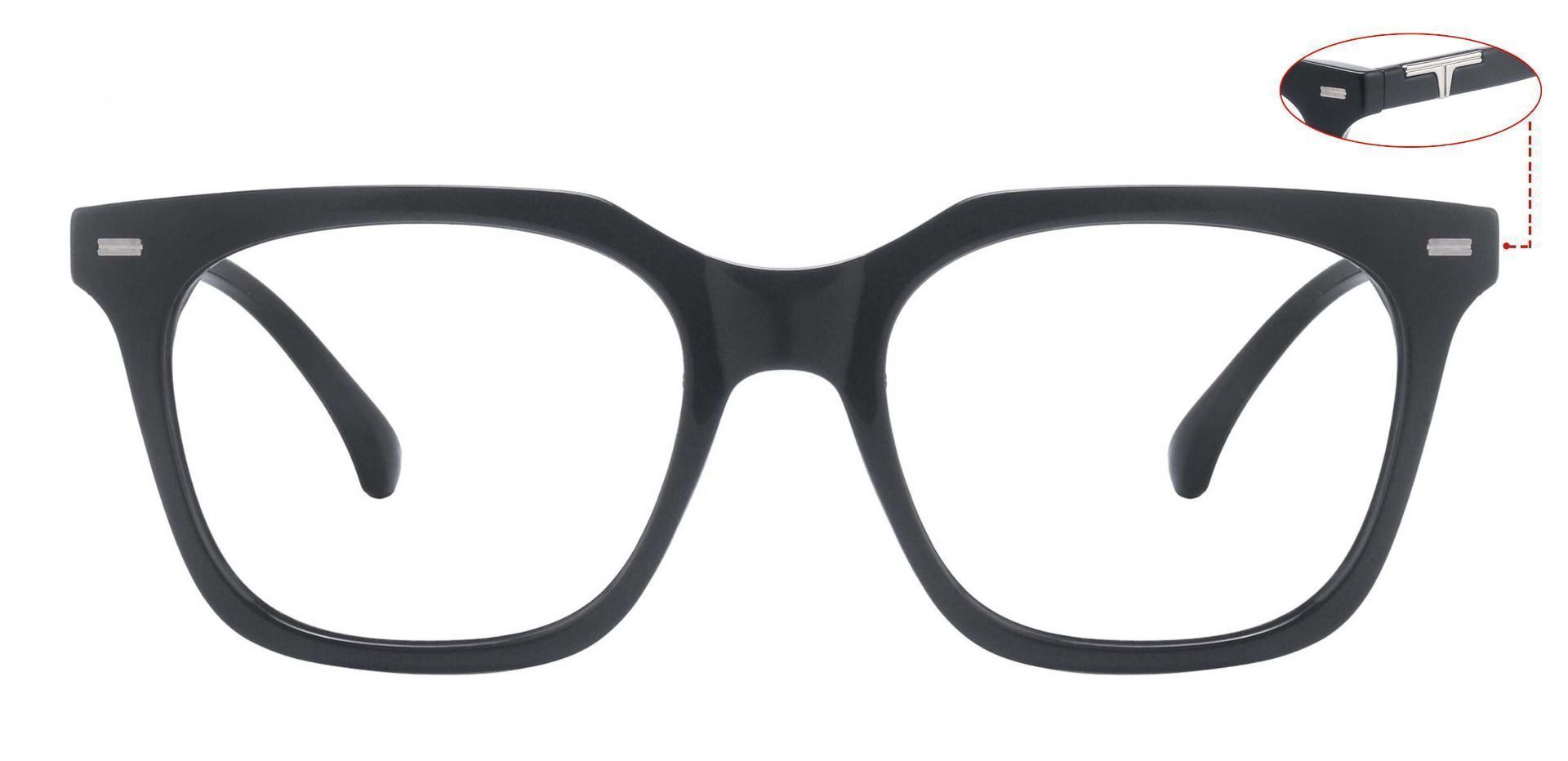 Klein Square Prescription Glasses - Black