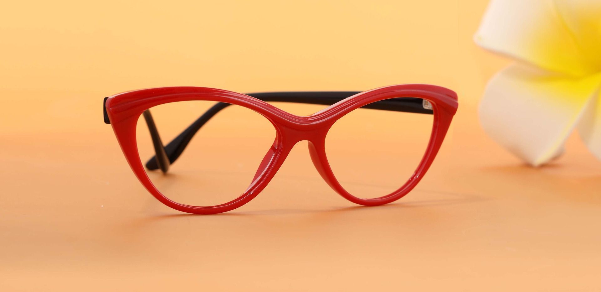 Twilight Cat Eye Prescription Glasses - Red