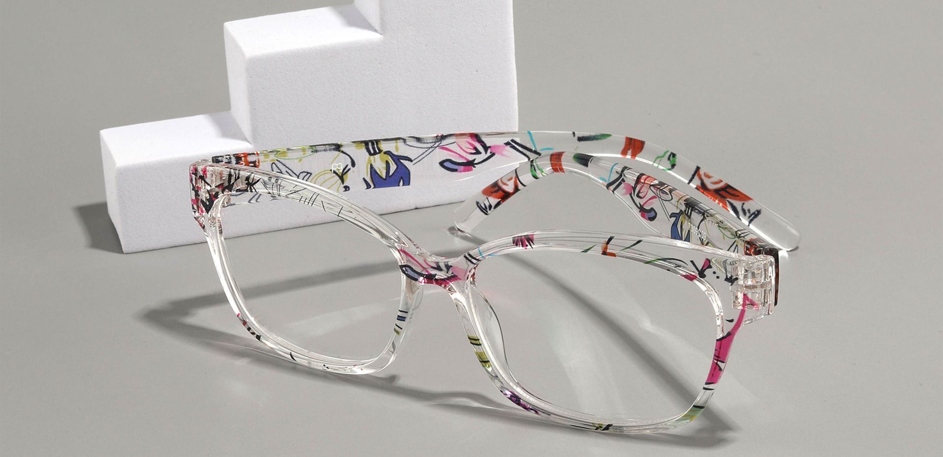 Adele Cat Eye Prescription Glasses - Clear