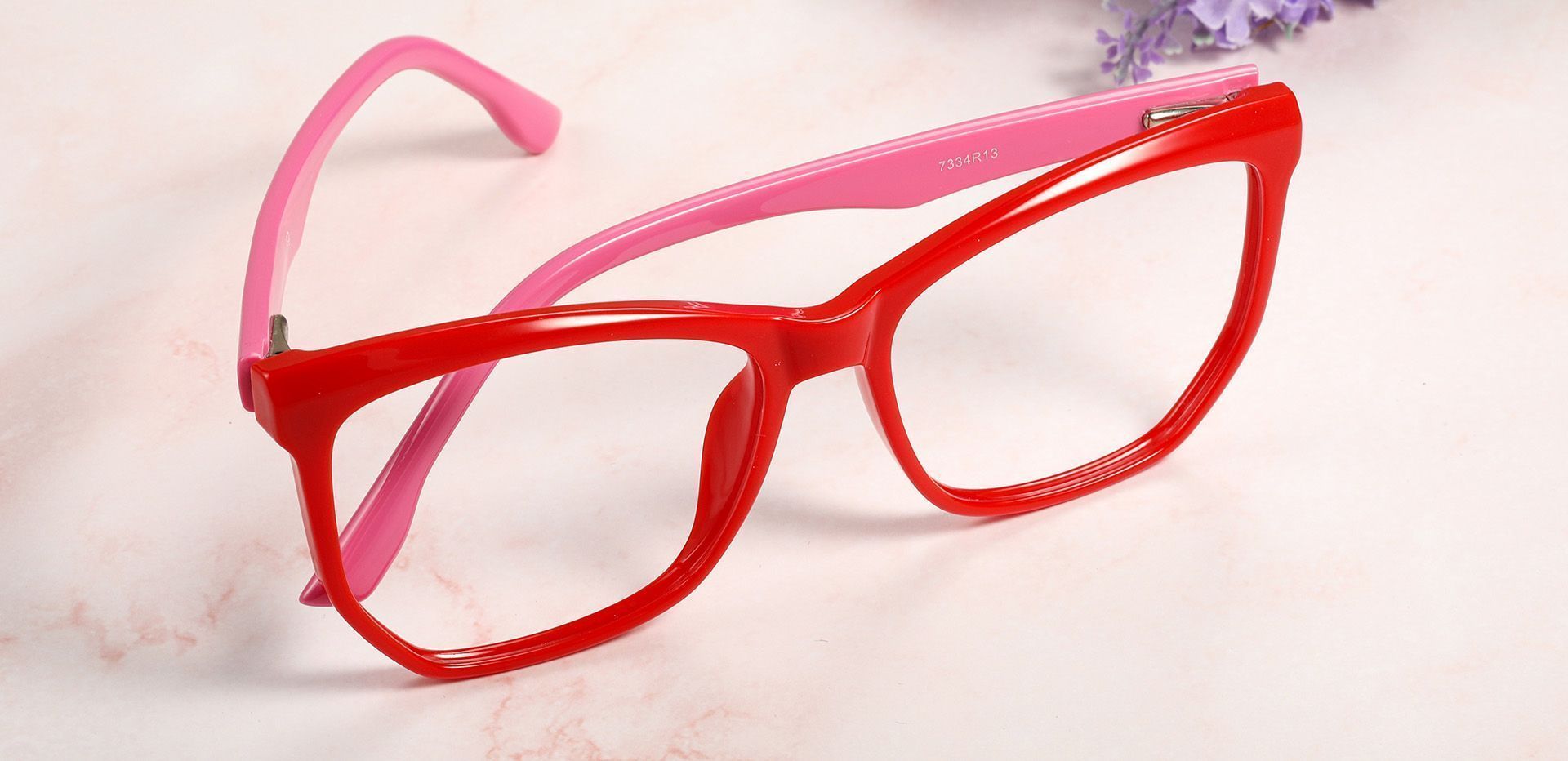 Cassie Geometric Prescription Glasses - Red | Women's Eyeglasses ...
