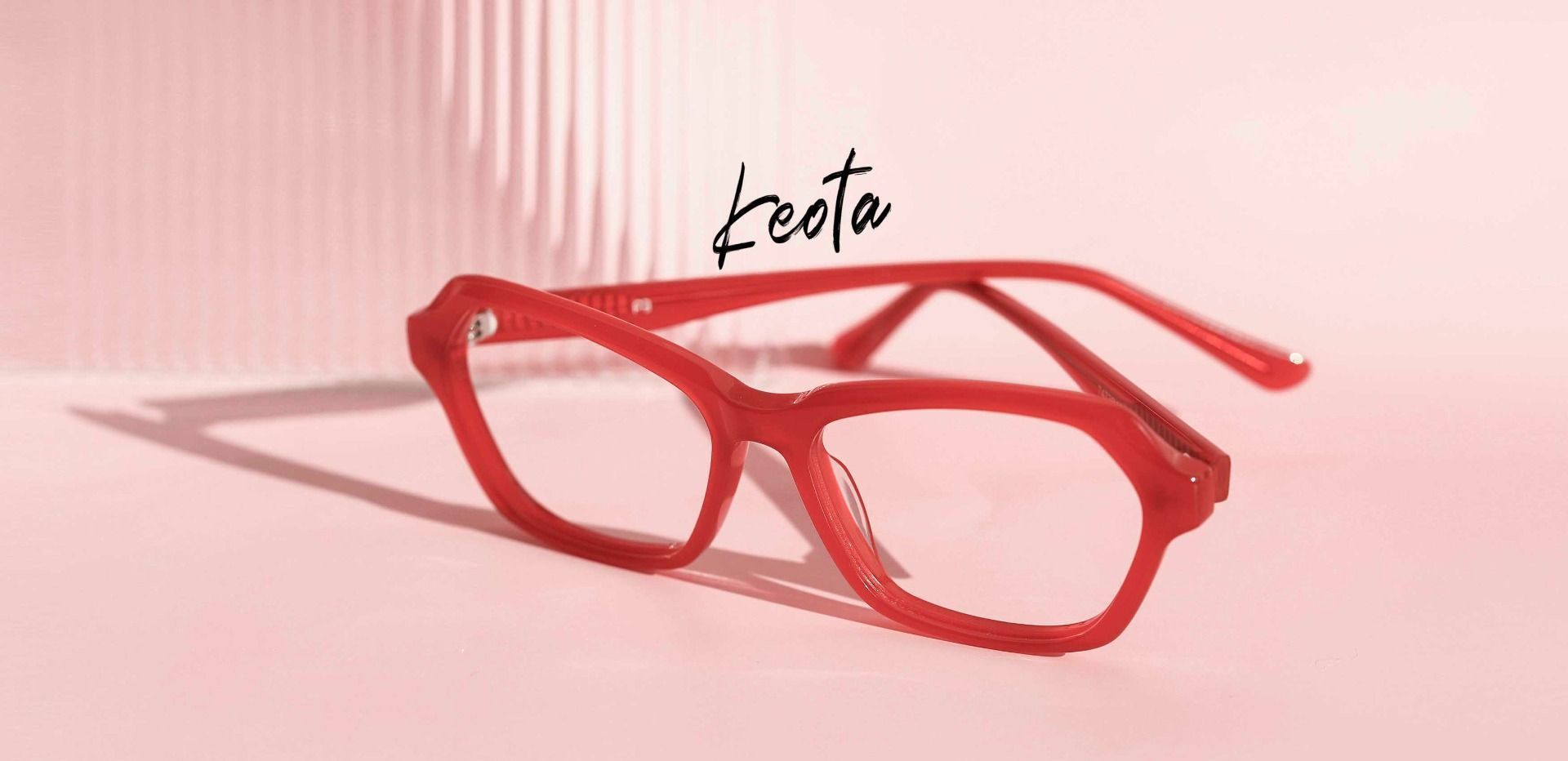 Keota Cat Eye Reading Glasses - Red