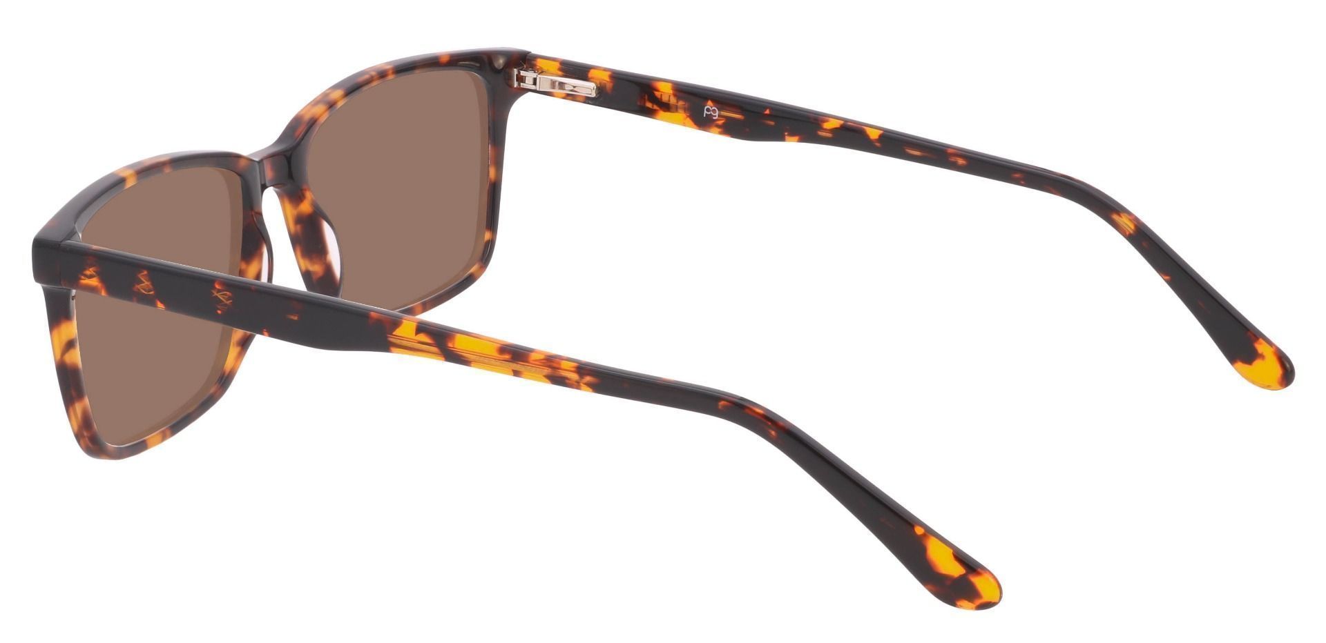 Venice Rectangle Reading Sunglasses - Tortoise Frame With Brown Lenses