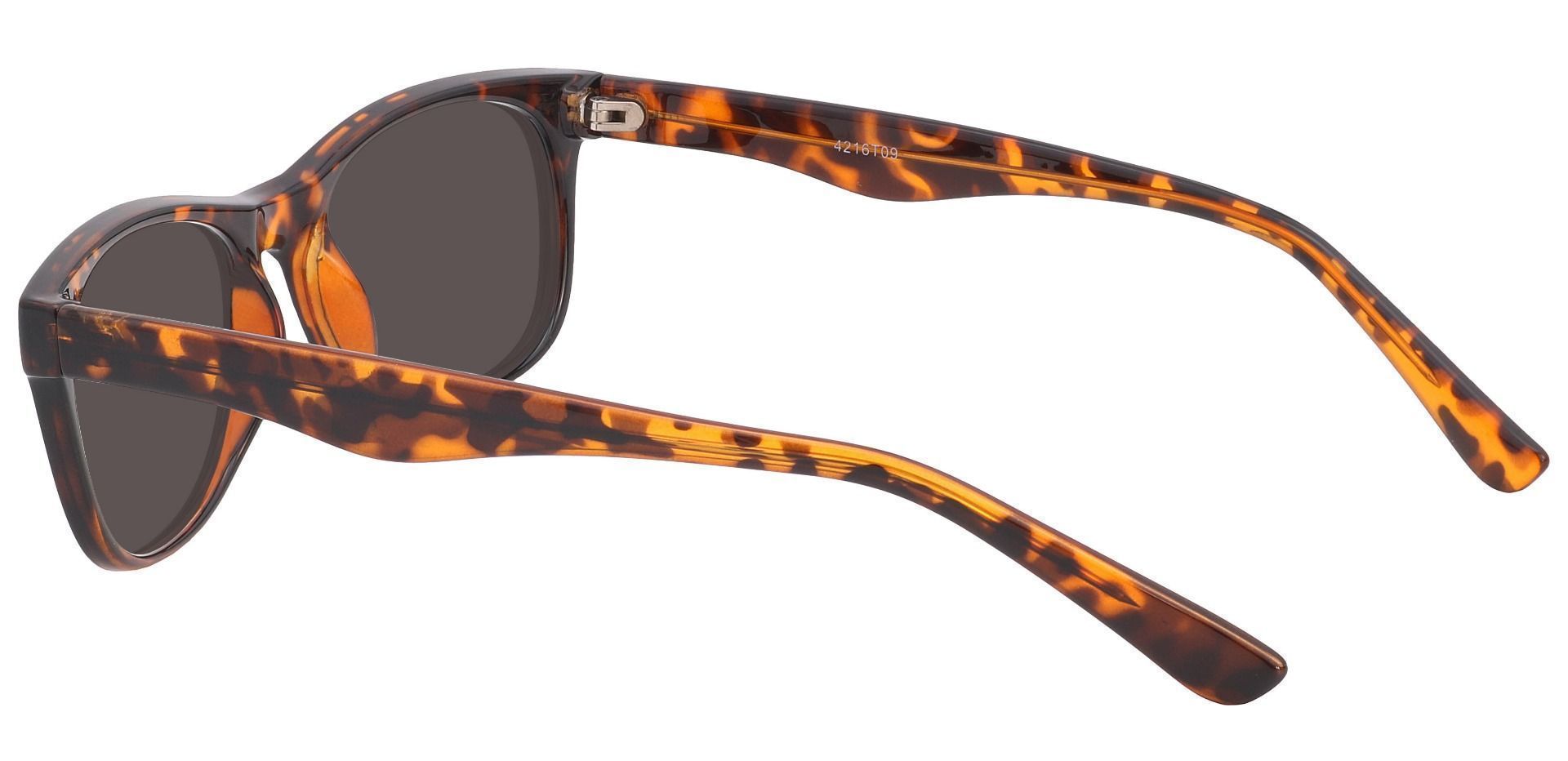 Leland Rectangle Non-Rx Sunglasses - Tortoise Frame With Gray Lenses