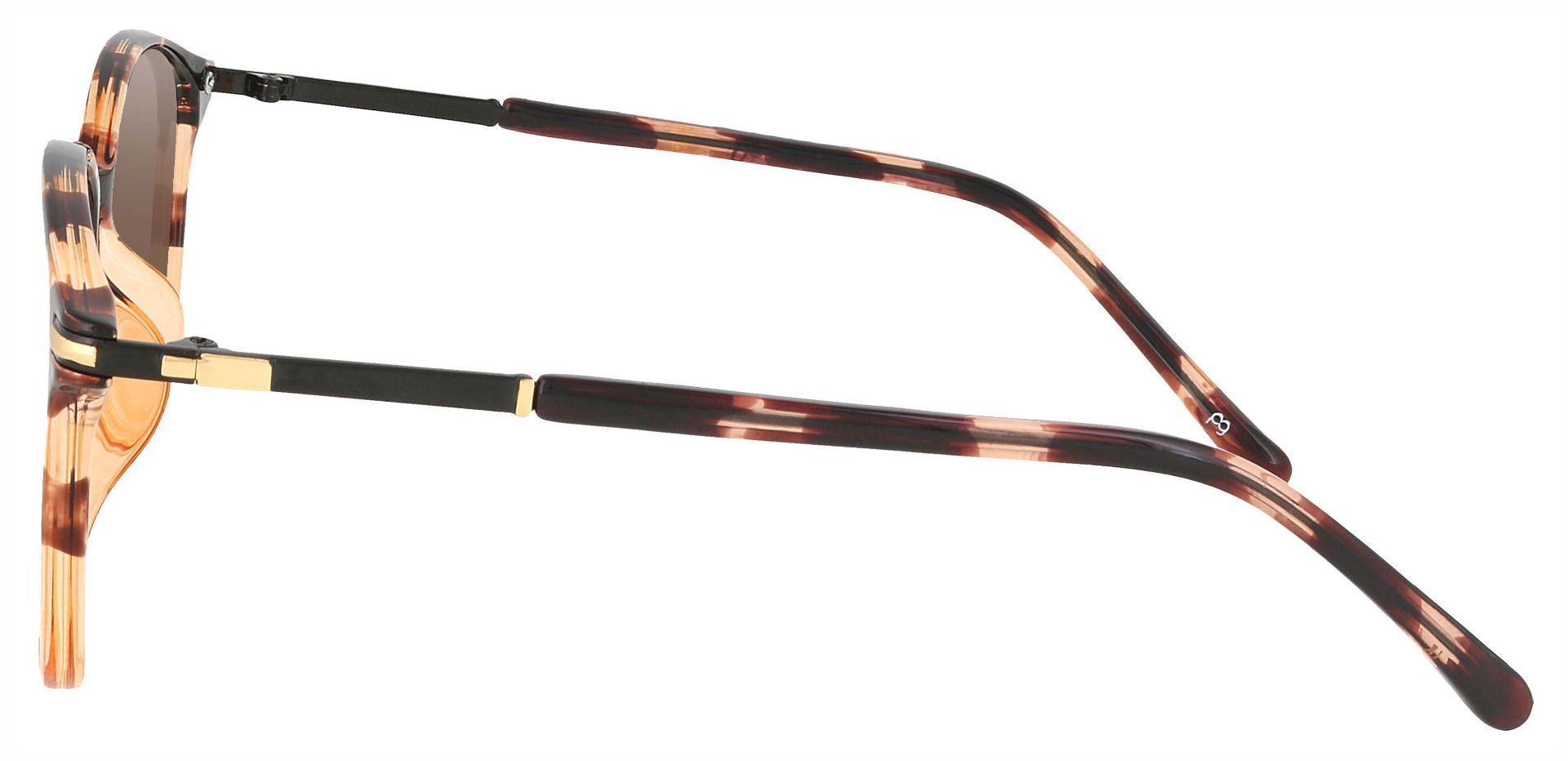 Danbury Oval Prescription Sunglasses - Tortoise Frame With Brown Lenses