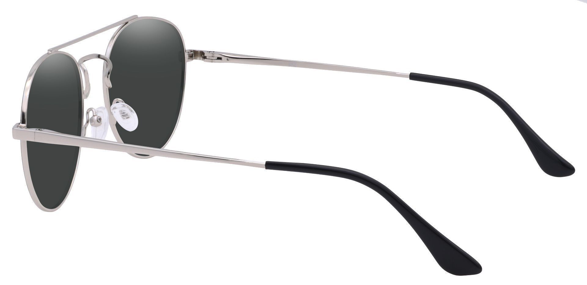 Trapp Aviator Reading Sunglasses - Gray Frame With Gray Lenses