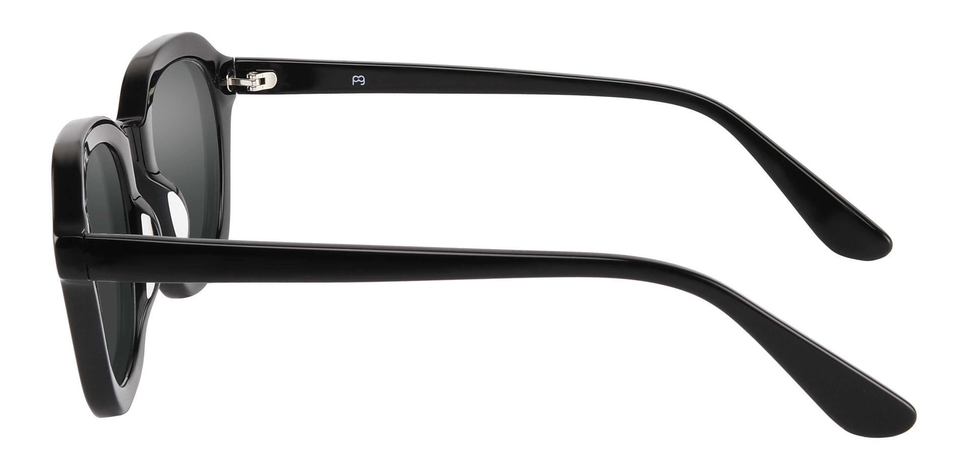 Grove Square Progressive Sunglasses - Black Frame With Gray Lenses